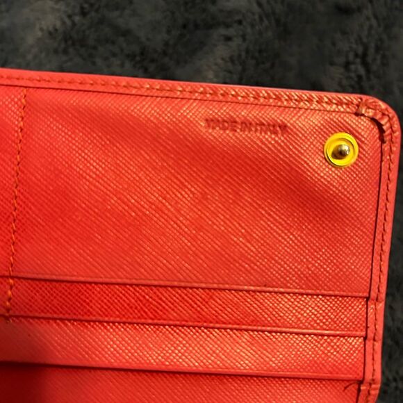 PRADA Large Saffiano Leather pink Wallet - Picture 5 of 15